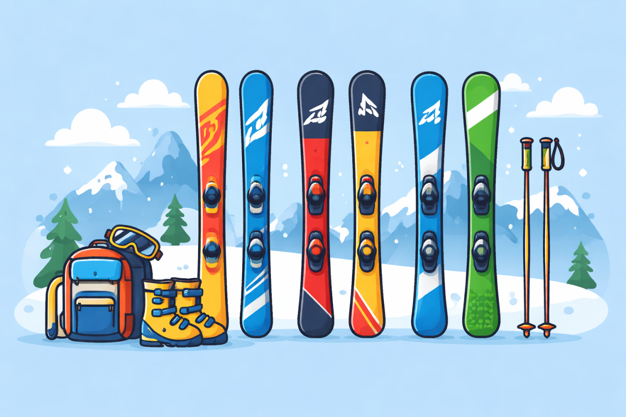メーカー別スキー板の選び方。特徴を解説