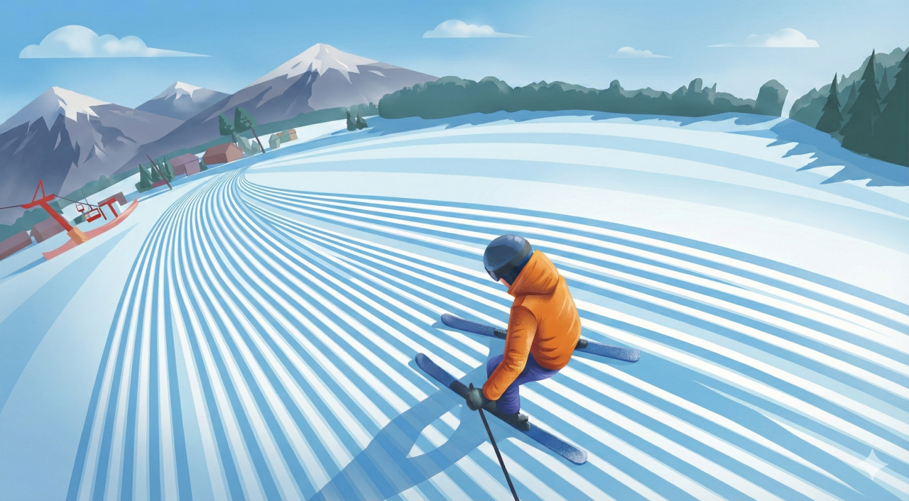 スキー検定４級合格のポイント。しっかりしたボーゲンがパラレルターン習得を早くする。